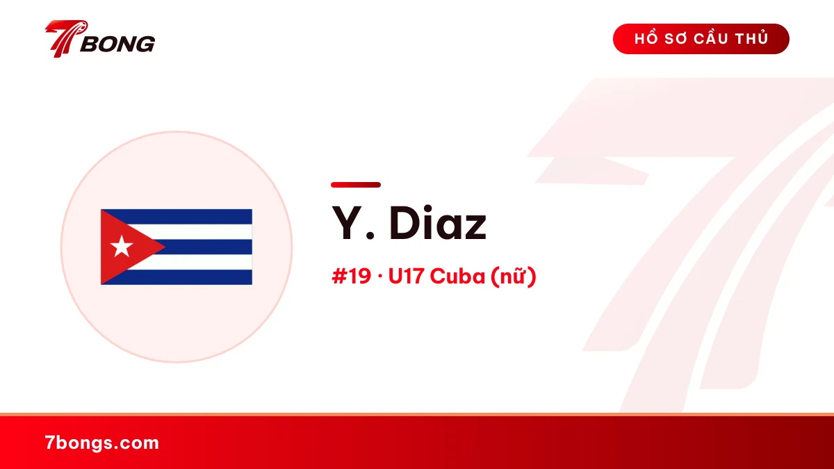Y. Diaz — U17 Cuba (nữ)