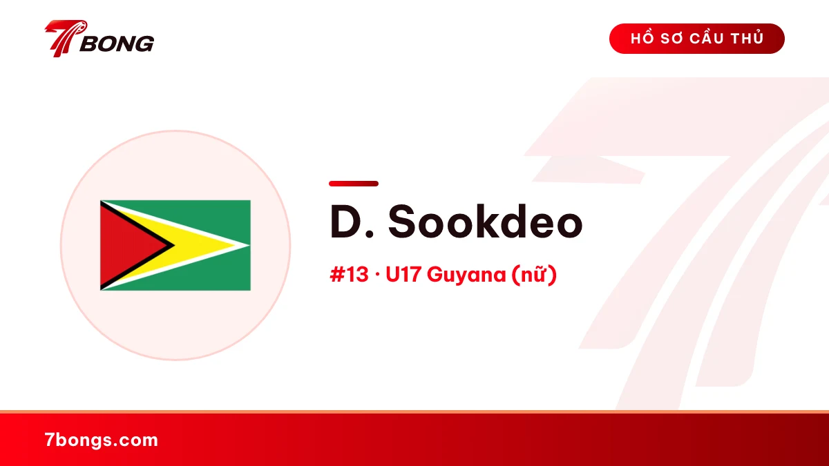 D. Sookdeo — U17 Guyana (nữ)