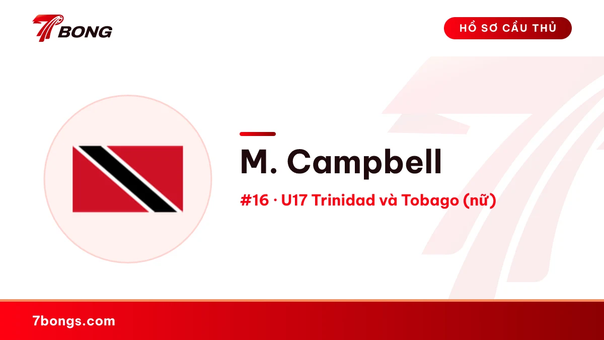 M. Campbell — U17 Trinidad và Tobago (nữ)
