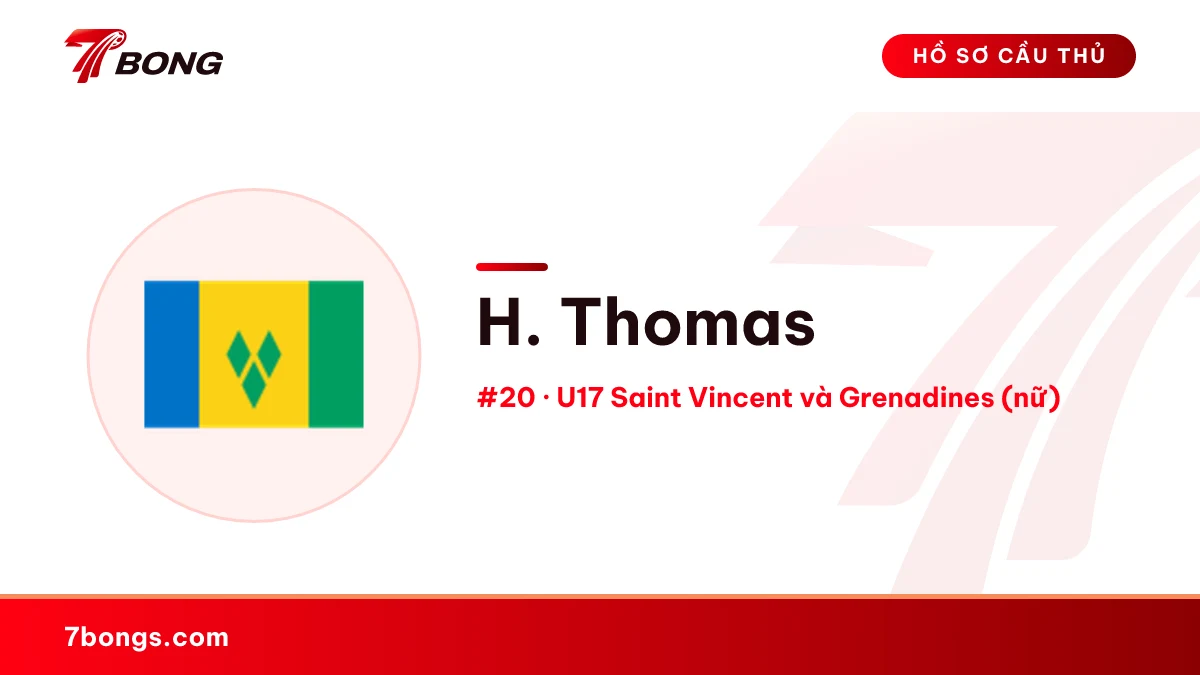 H. Thomas — U17 Saint Vincent và Grenadines (nữ)
