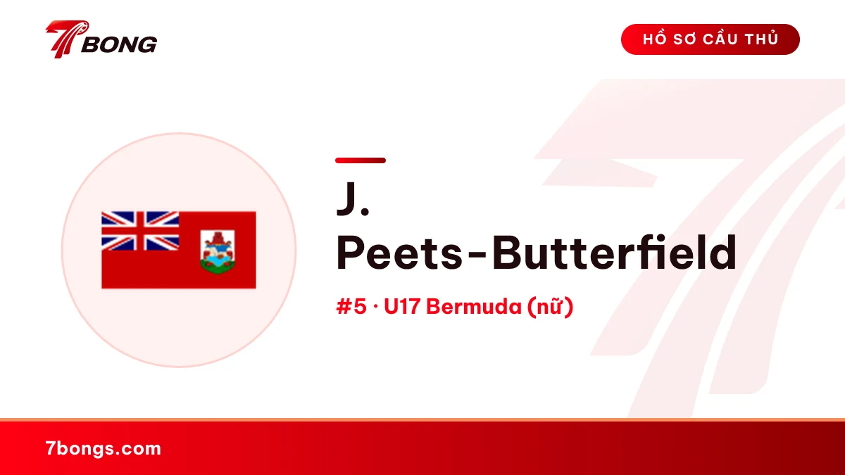 J. Peets-Butterfield — U17 Bermuda (nữ)