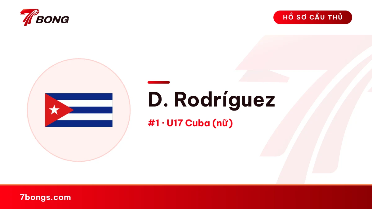 D. Rodríguez — U17 Cuba (nữ)