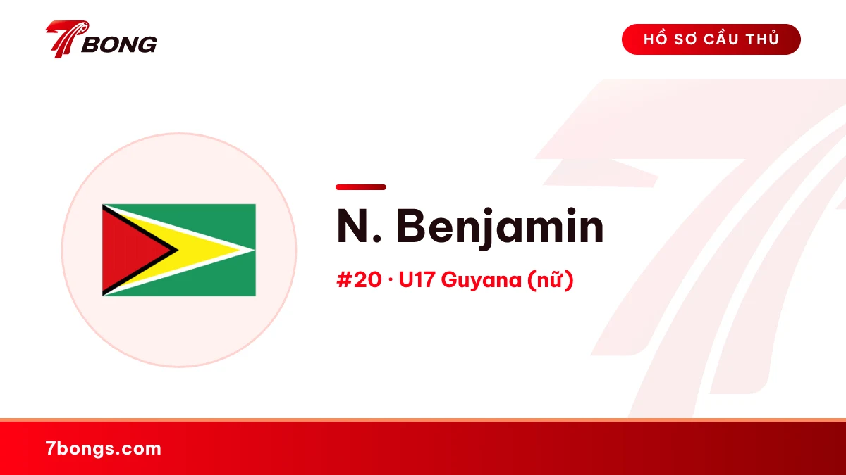 N. Benjamin — U17 Guyana (nữ)