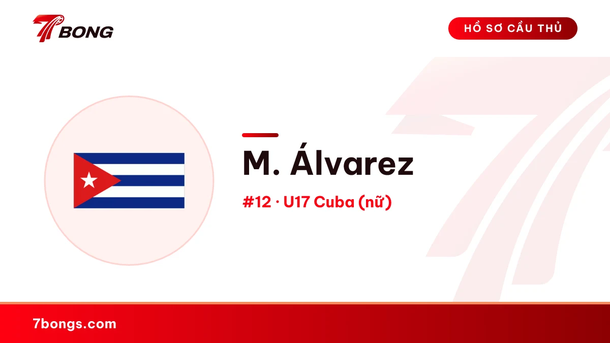 M. Álvarez — U17 Cuba (nữ)