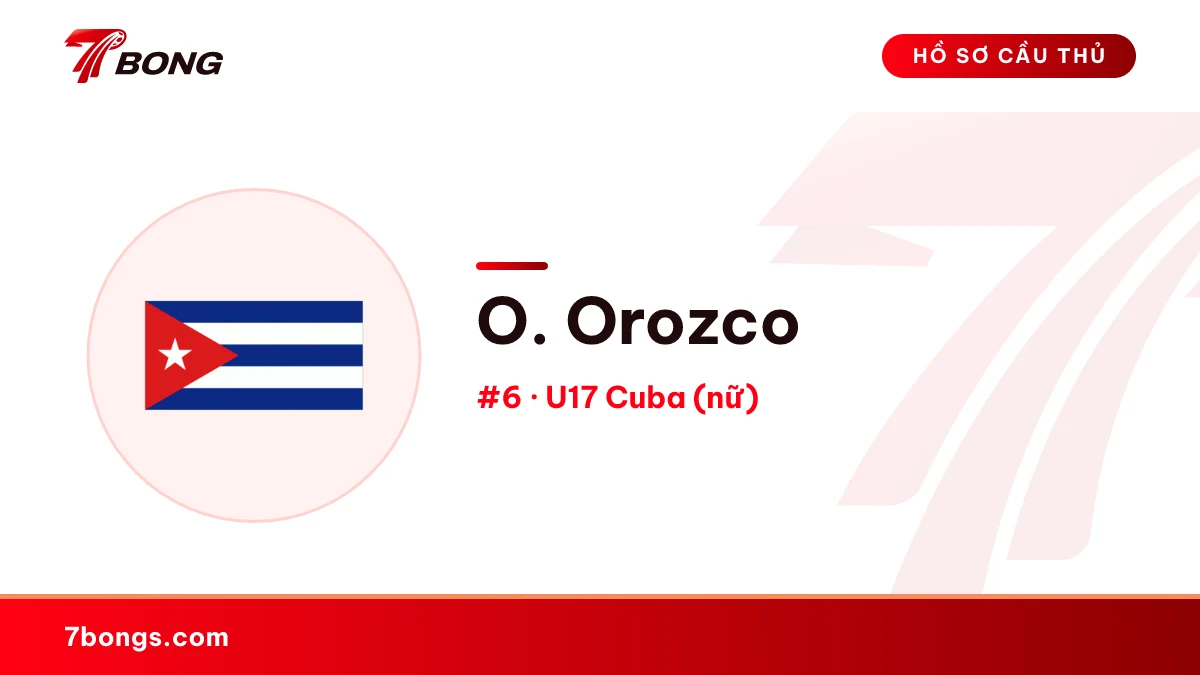 O. Orozco — U17 Cuba (nữ)