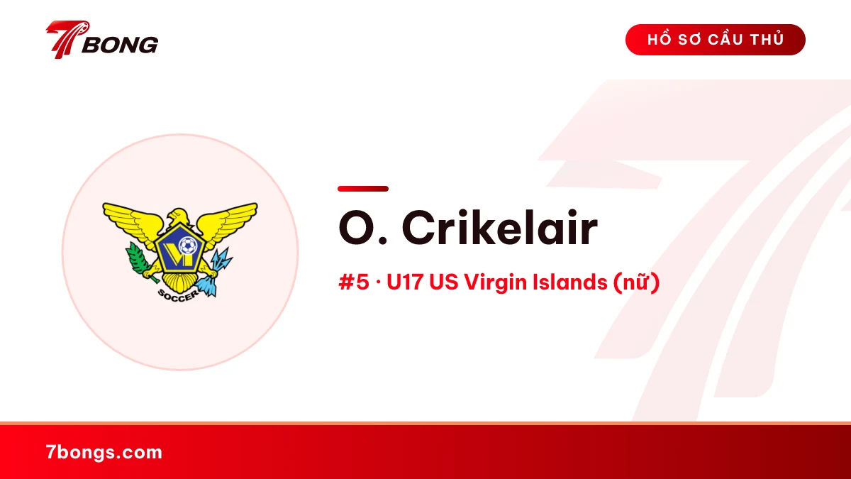 O. Crikelair — U17 US Virgin Islands (nữ)