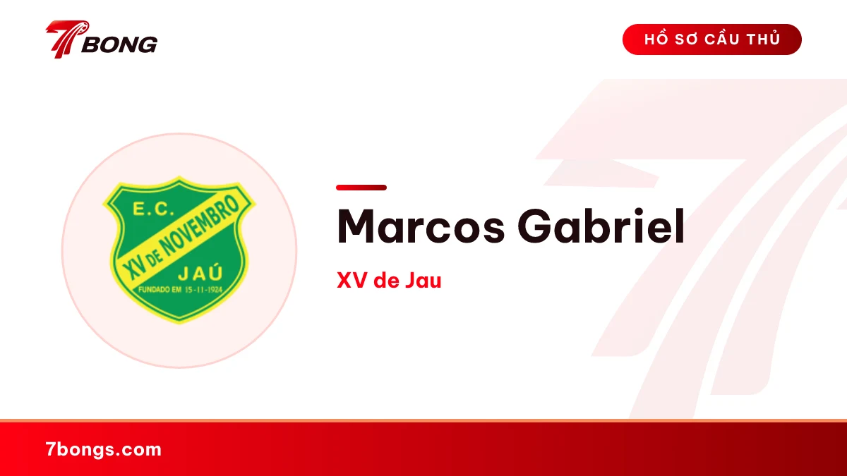 Marcos Gabriel — XV de Jau