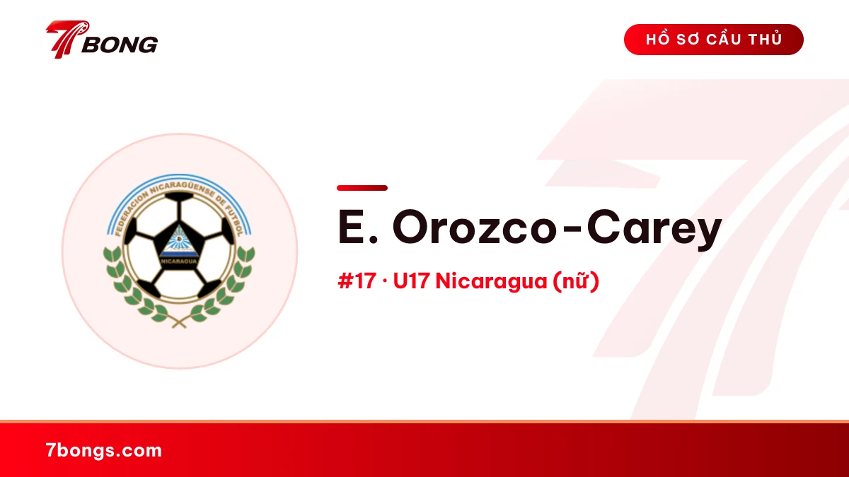 E. Orozco-Carey — U17 Nicaragua (nữ)