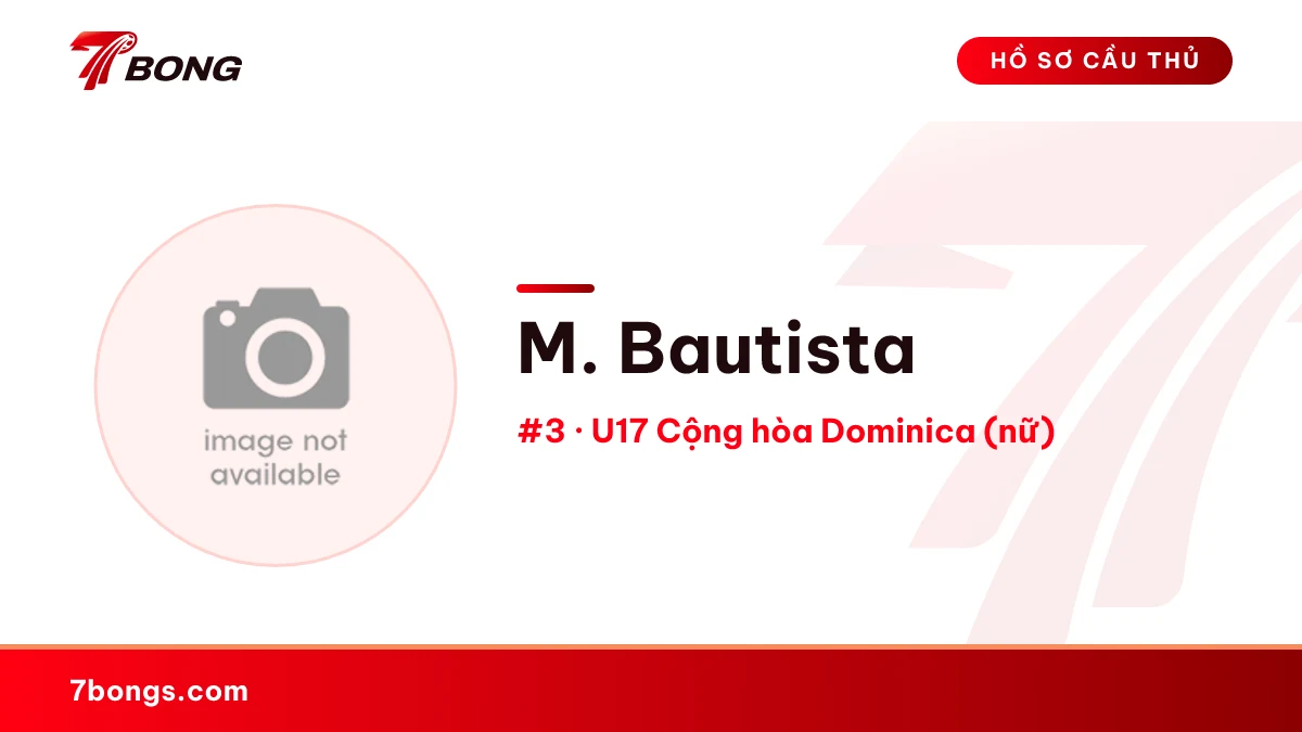 M. Bautista — U17 Cộng hòa Dominica (nữ)