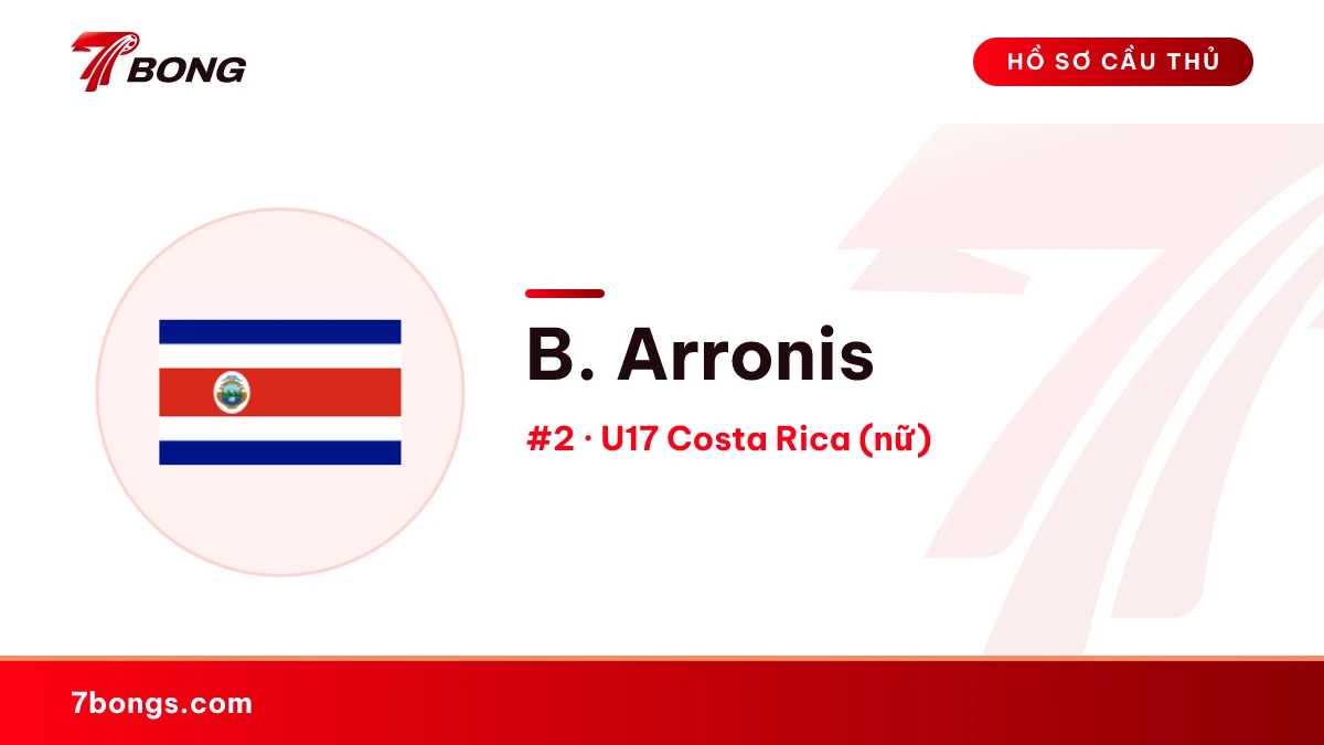B. Arronis — U17 Costa Rica (nữ)