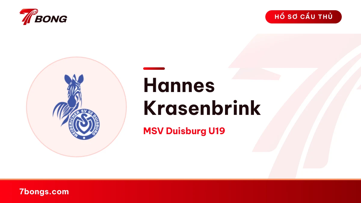 Hannes Krasenbrink — MSV Duisburg U19