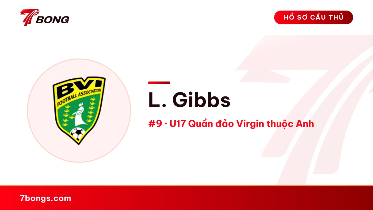 L. Gibbs — U17 Quần đảo Virgin thuộc Anh