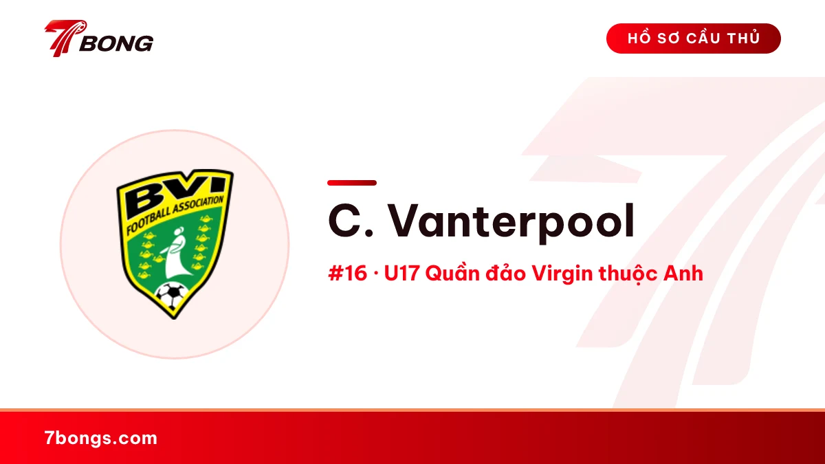 C. Vanterpool — U17 Quần đảo Virgin thuộc Anh
