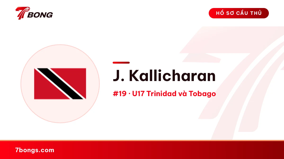 J. Kallicharan — U17 Trinidad và Tobago