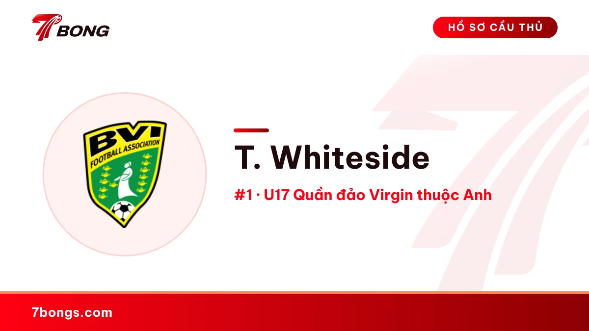 T. Whiteside — U17 Quần đảo Virgin thuộc Anh