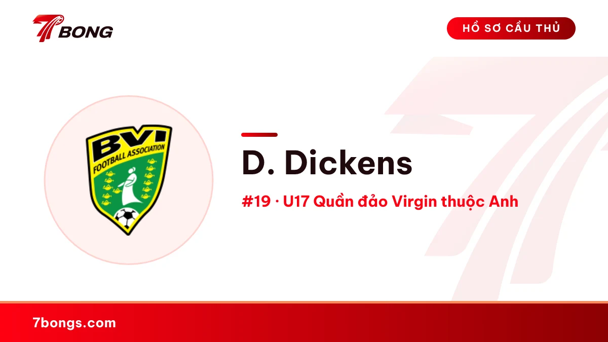 D. Dickens — U17 Quần đảo Virgin thuộc Anh