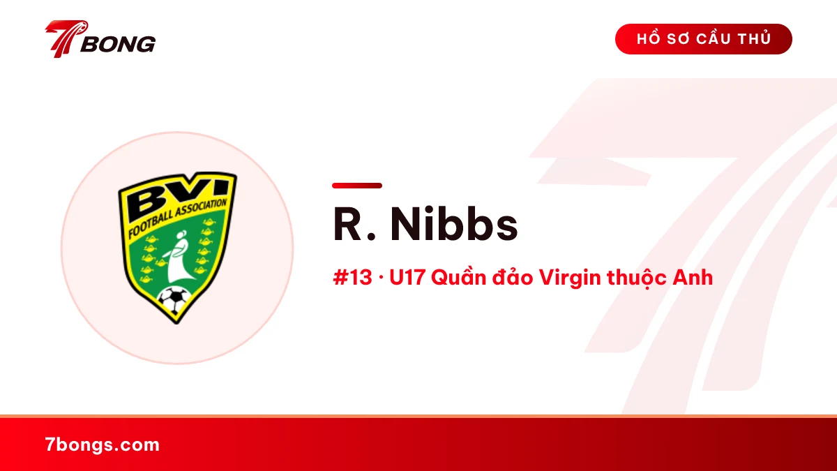 R. Nibbs — U17 Quần đảo Virgin thuộc Anh