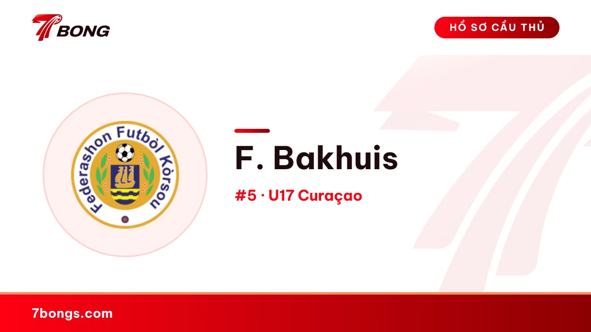 F. Bakhuis — U17 Curaçao