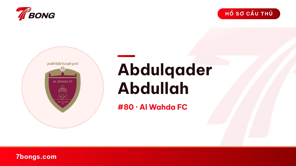 Abdulqader Abdullah — Al Wahda FC