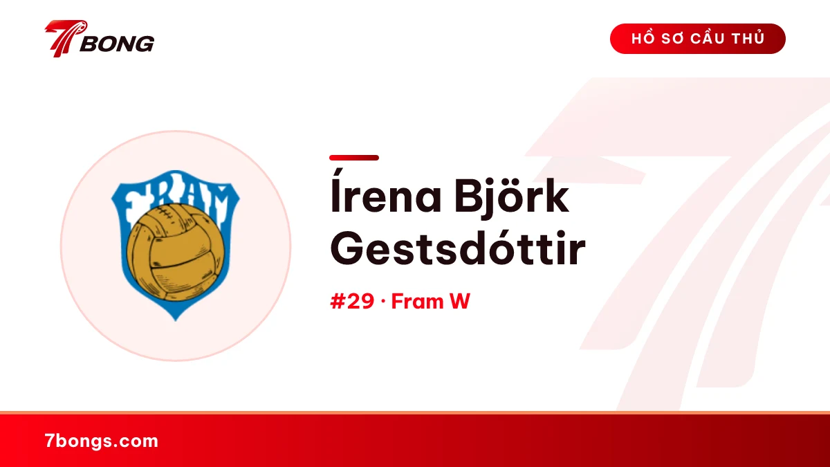 Írena Björk Gestsdóttir — Fram W