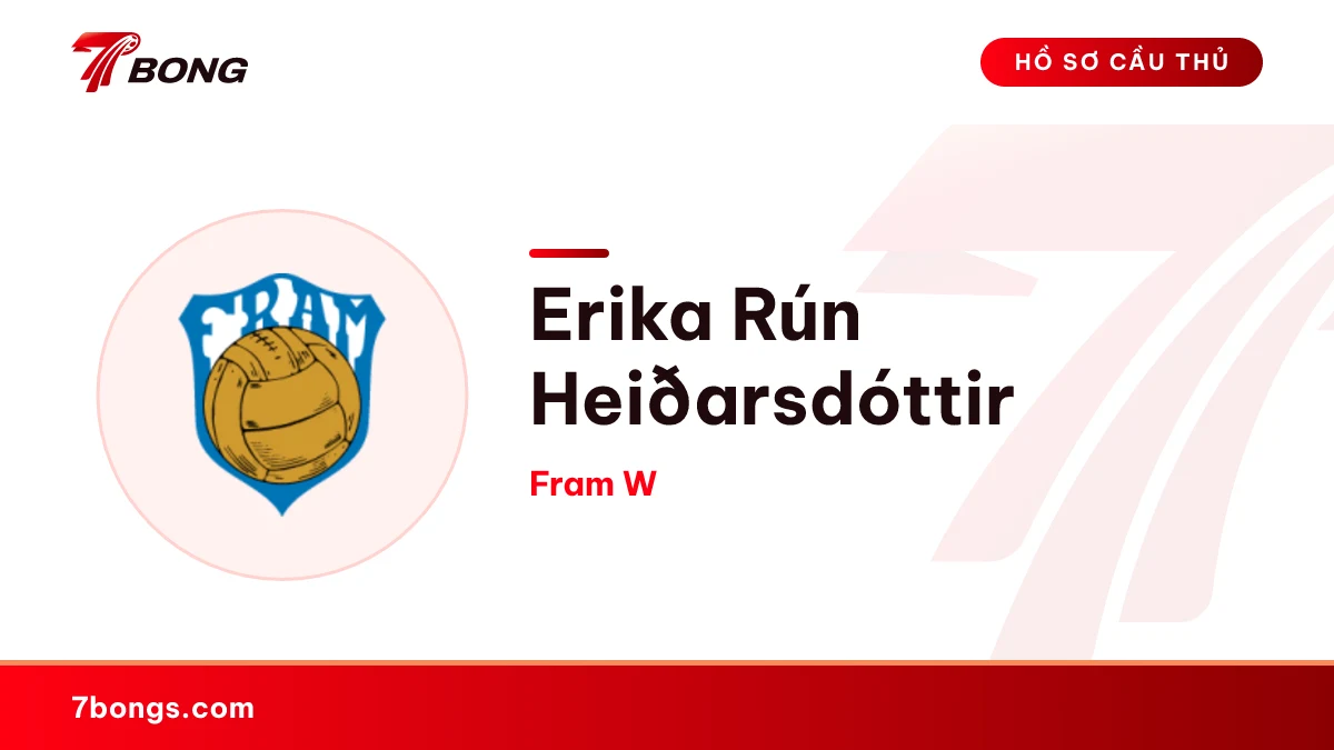 Erika Rún Heiðarsdóttir — Fram W
