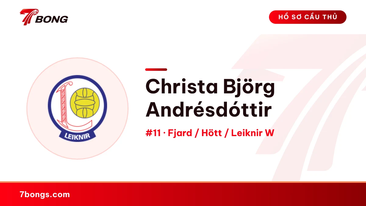 Christa Björg Andrésdóttir — Fjard / Hött / Leiknir W