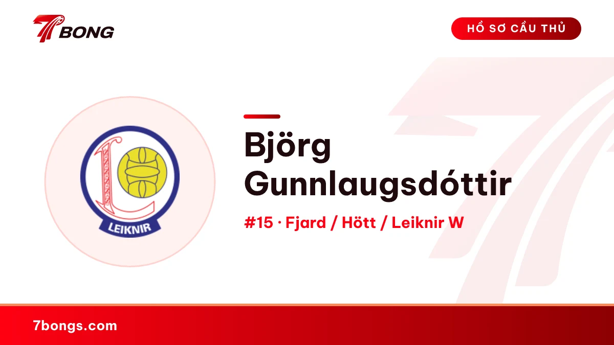Björg Gunnlaugsdóttir — Fjard / Hött / Leiknir W