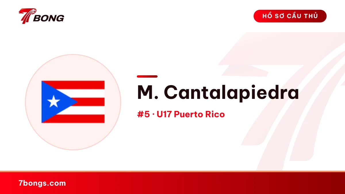 M. Cantalapiedra — U17 Puerto Rico