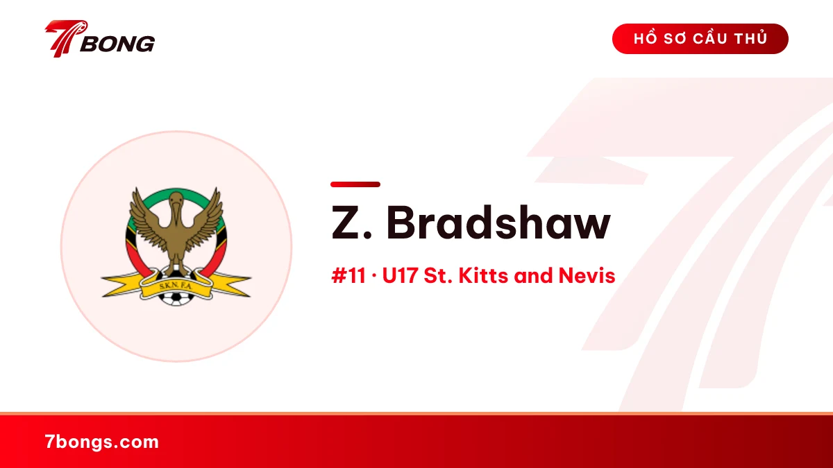 Z. Bradshaw — U17 St. Kitts and Nevis