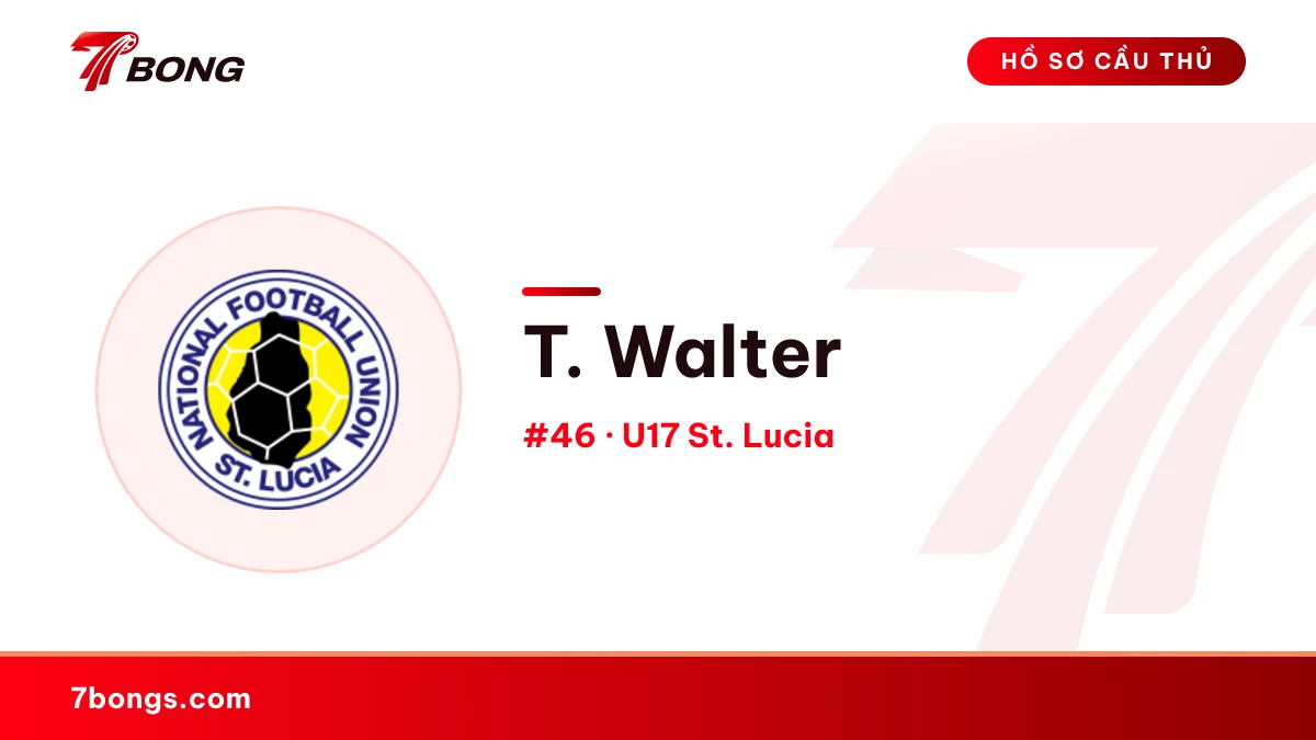 T. Walter — U17 St. Lucia