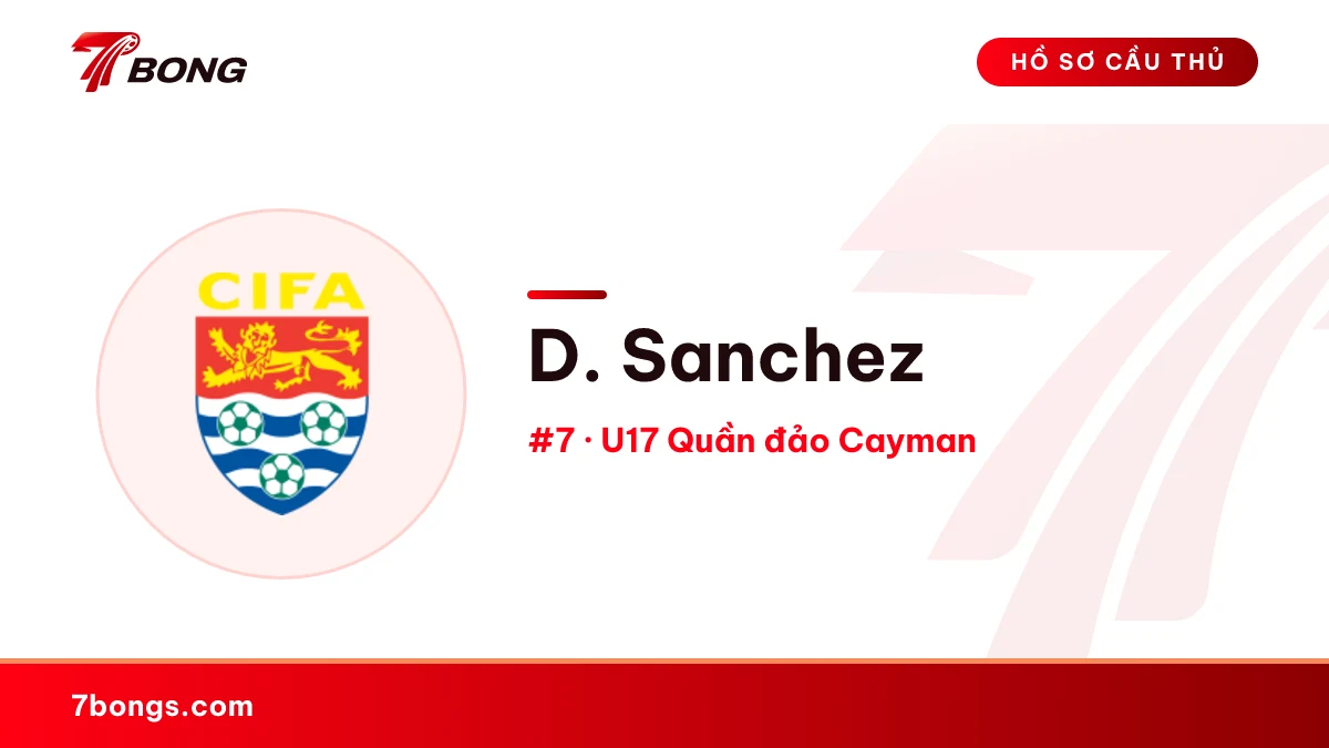 D. Sanchez — U17 Quần đảo Cayman