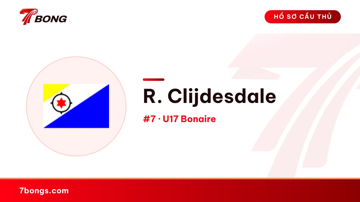 R. Clijdesdale — U17 Bonaire