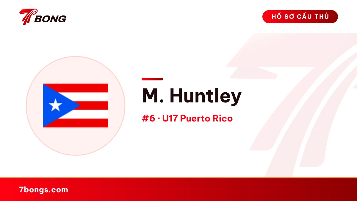 M. Huntley — U17 Puerto Rico