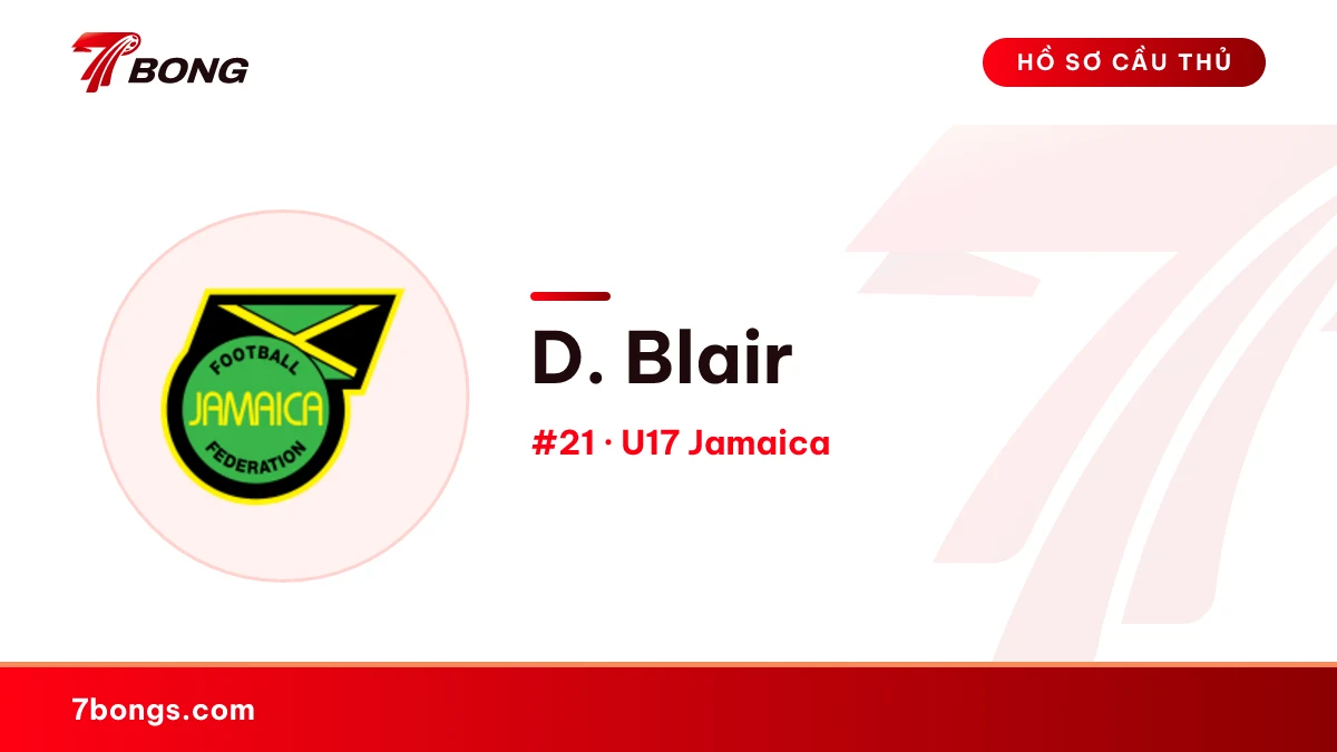 D. Blair — U17 Jamaica