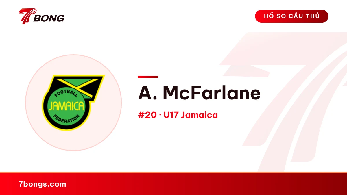 A. McFarlane — U17 Jamaica