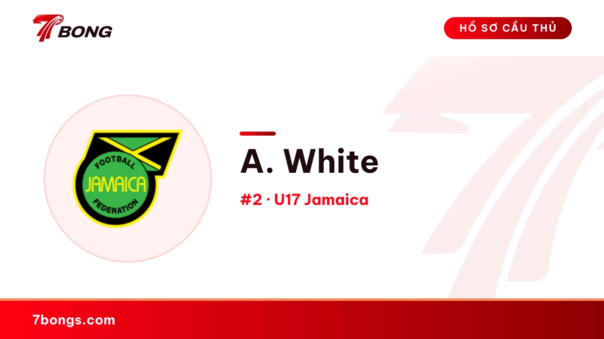 A. White — U17 Jamaica