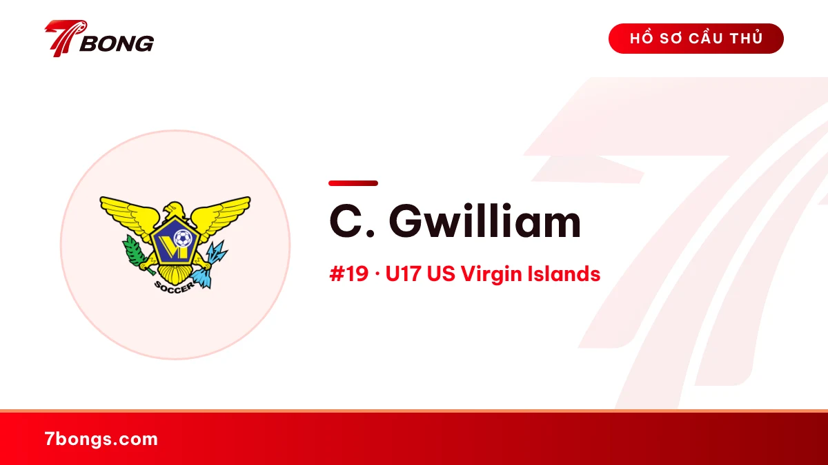C. Gwilliam — U17 US Virgin Islands