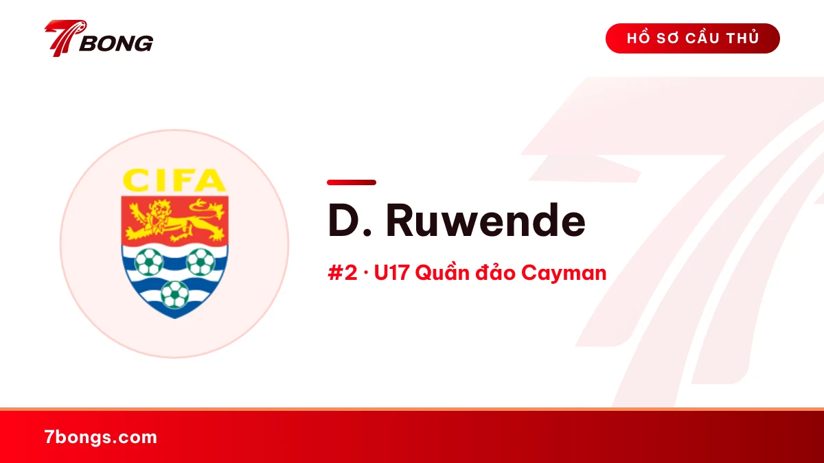 D. Ruwende — U17 Quần đảo Cayman