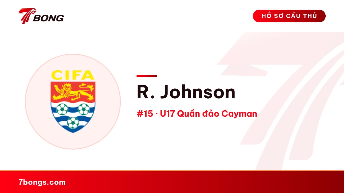 R. Johnson — U17 Quần đảo Cayman