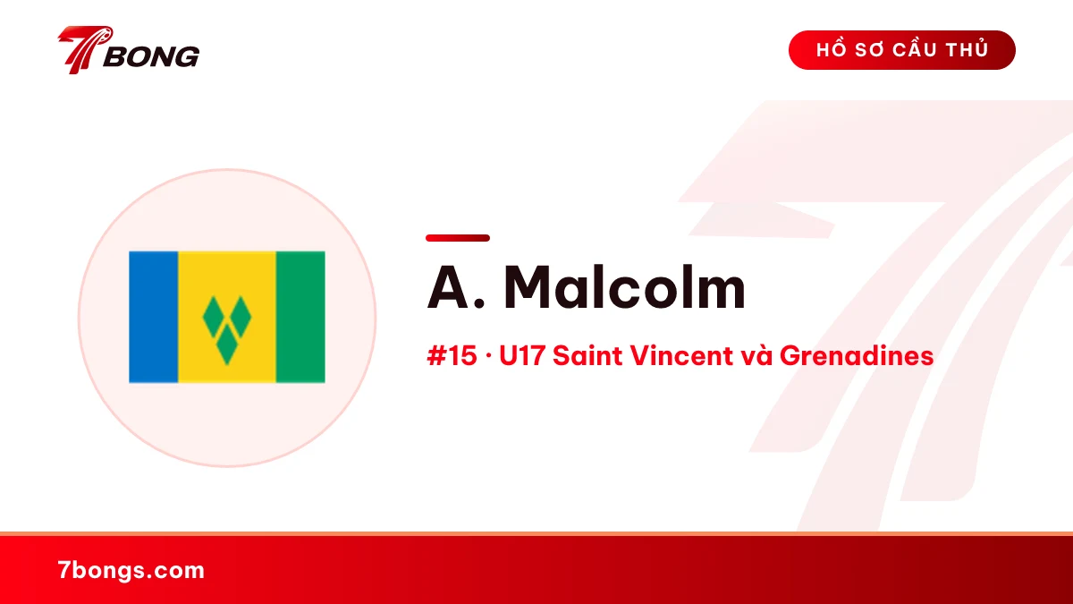 A. Malcolm — U17 Saint Vincent và Grenadines