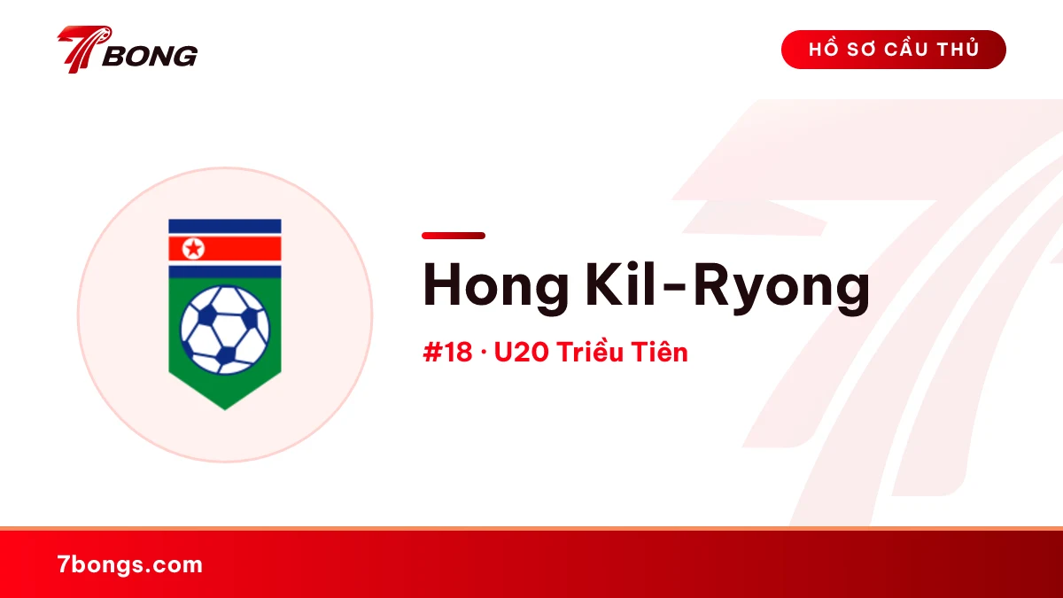 Hong Kil-Ryong — U20 Triều Tiên
