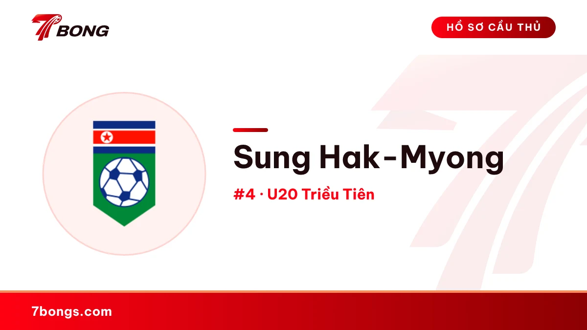Sung Hak-Myong — U20 Triều Tiên