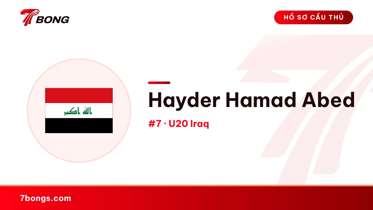 Hayder Hamad Abed — U20 Iraq