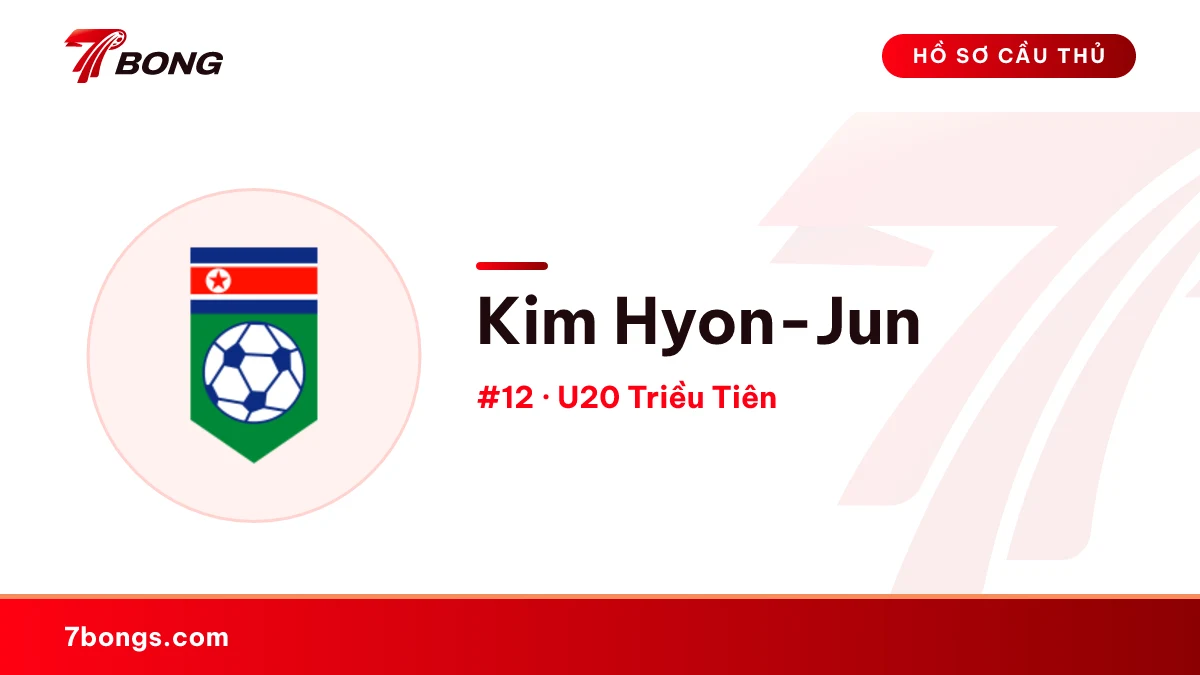 Kim Hyon-Jun — U20 Triều Tiên