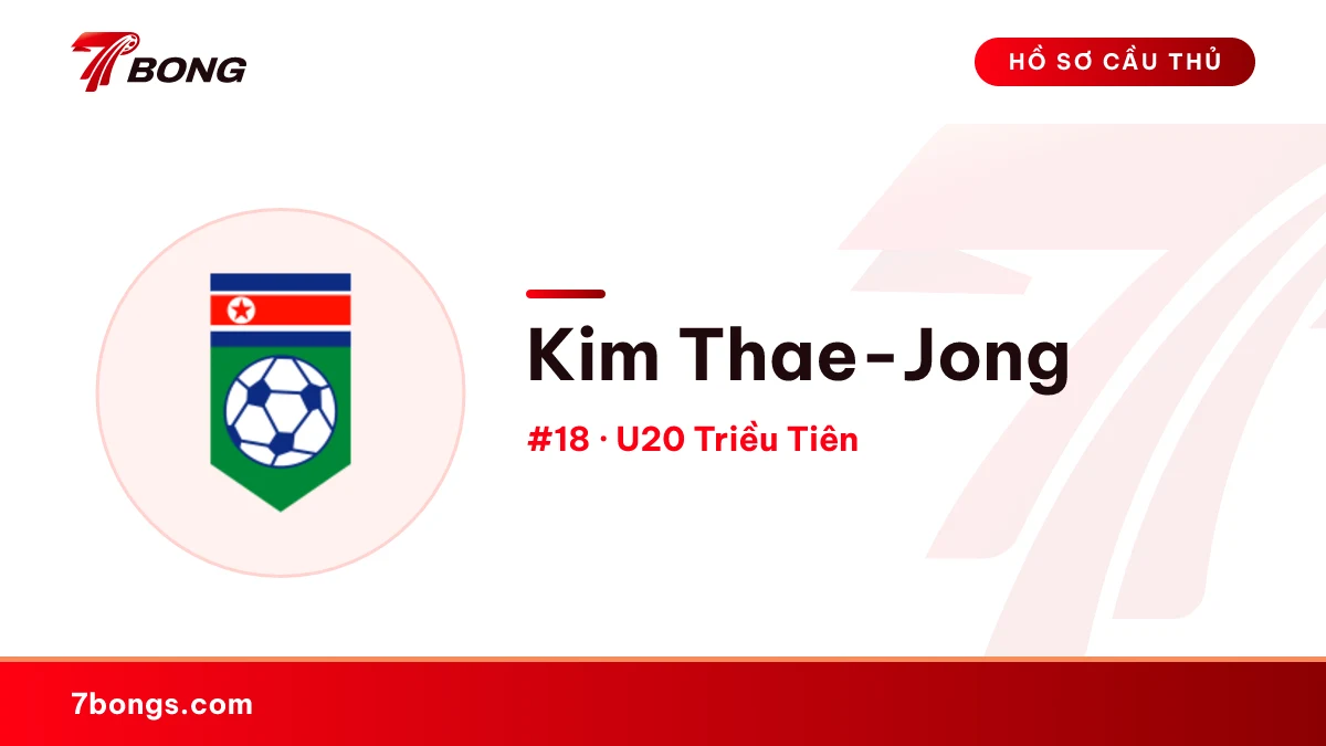 Kim Thae-Jong — U20 Triều Tiên