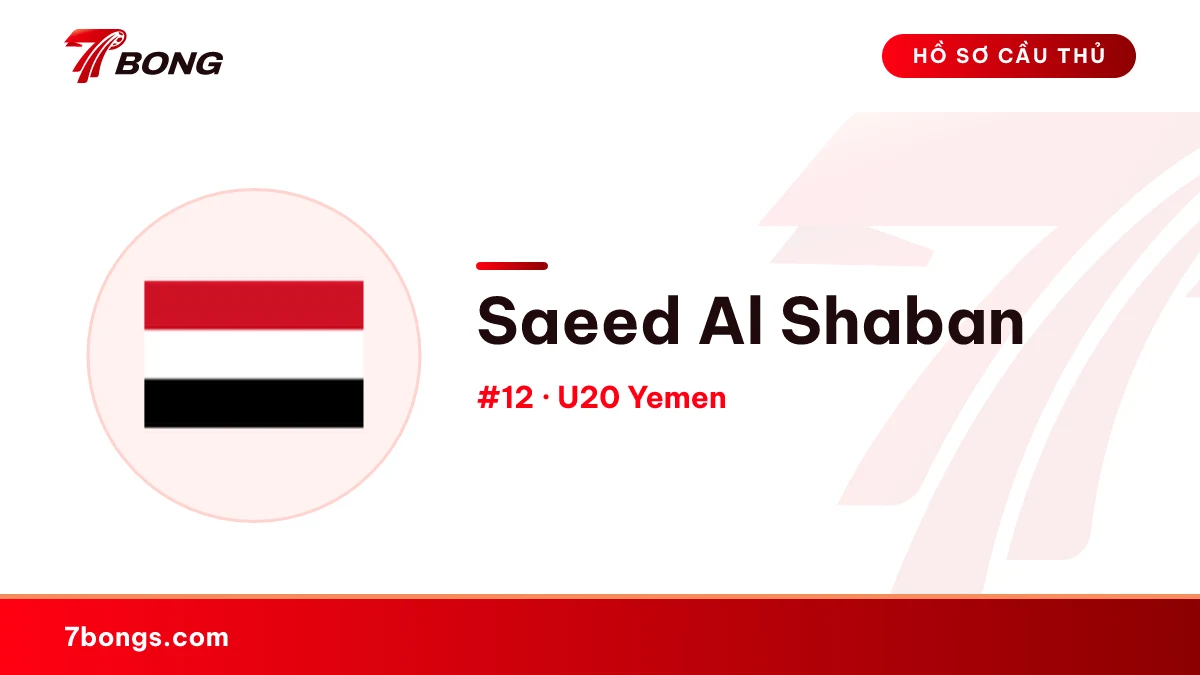 Saeed Al Shaban — U20 Yemen