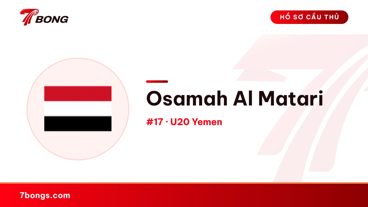 Osamah Al Matari — U20 Yemen