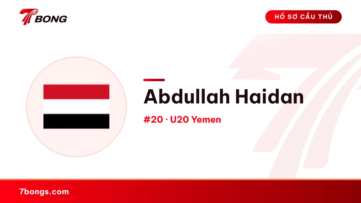 Abdullah Haidan — U20 Yemen