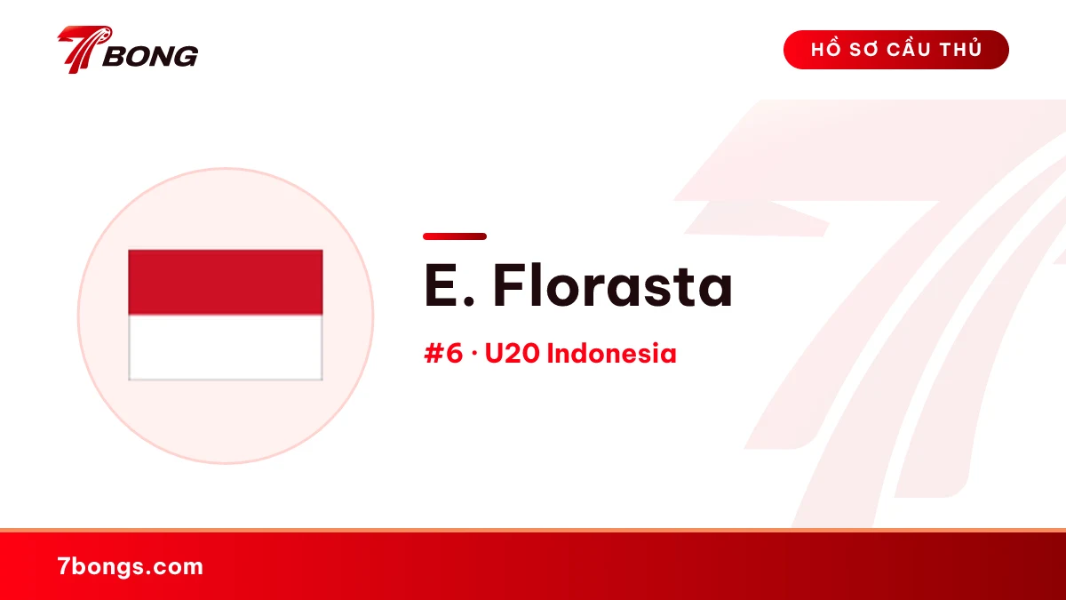 E. Florasta — U20 Indonesia