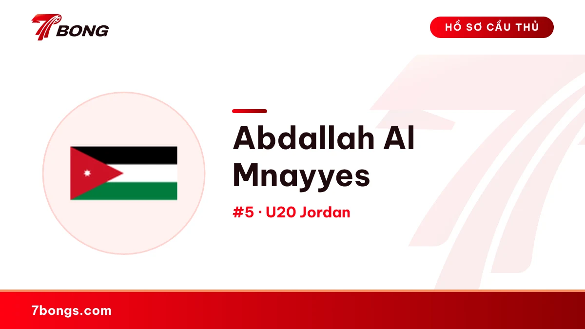 Abdallah Al Mnayyes — U20 Jordan